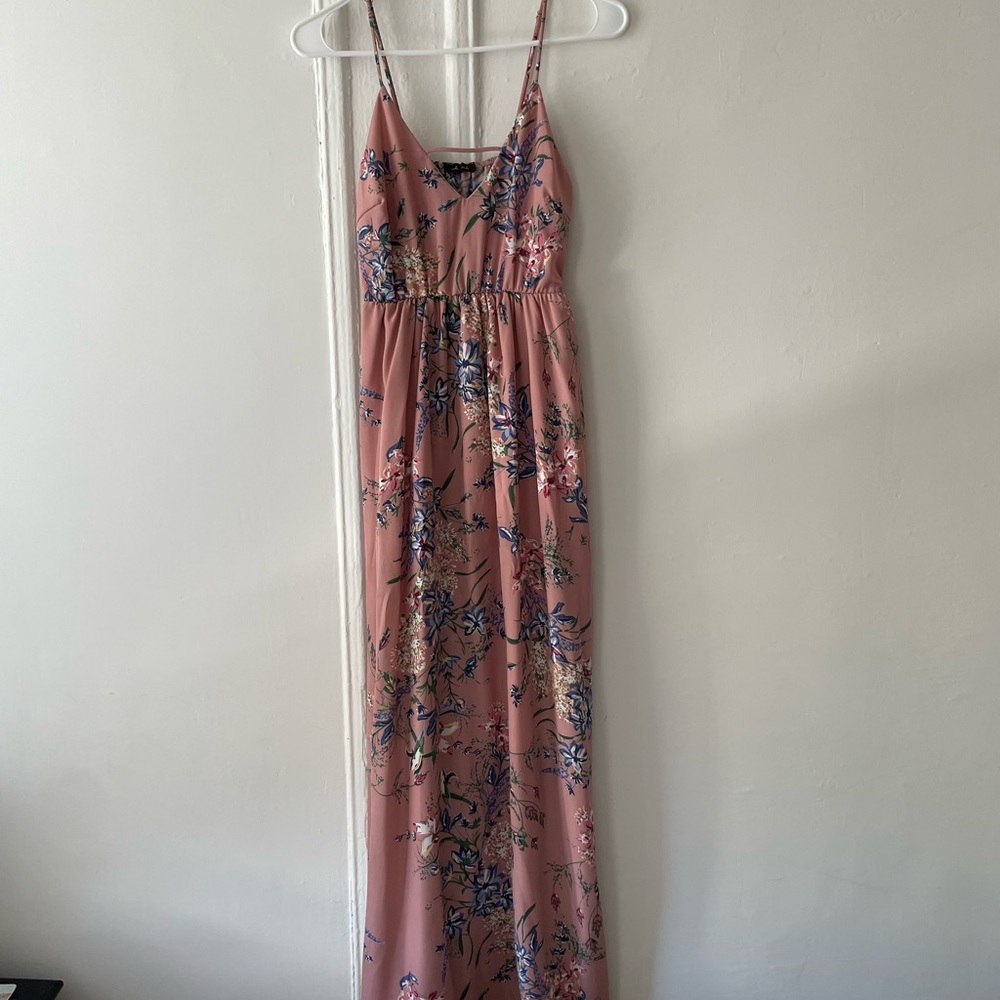 Mauve pink maxi
